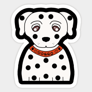 Dalmatian dog Design Sticker